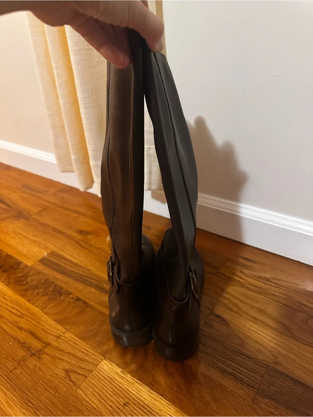 AEROSOLES Martha Stewart Julia Brown Knee High Boots Size 7